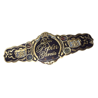 Feuille d'autocollants adhésifs en papier artistique personnalisé, gaufrage en feuille d'or, étiquette, huit types de bandeaux pour cigares, impression, étiquettes d'emballage recyclables