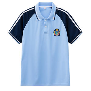 Uniformi scolastiche degli studenti delle scuole primarie e secondarie uniformi della scuola estiva sportive top a maniche corte - Product Image 2