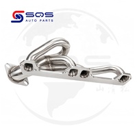 SQS High-Quality Exhaust Tail Pipe Downpipe Kit for Manifold Stainless Steel Header Dodg-e Ram/ Durango/ Dakota 5.2l/ 5.9l V8