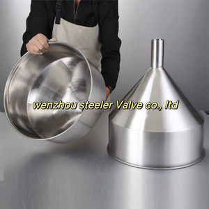 Fino aço inoxidável SS304 316L grau sanitário Soldagem grande diâmetro funil circular - Product Image 2