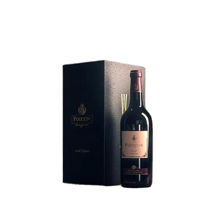 Extra Hard Red Wine Coffee Flat Beer Malt Fruit Wine Storage Box 3-5 Layers Gold Foil Printing Recyclable for Beverage Industry