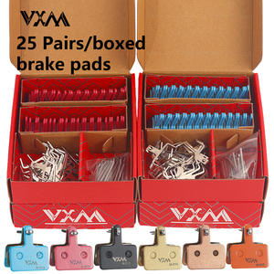 VXM Disk Fren Balataları Yarı Metalik Malzeme Gürültüsüz Su Geçirmez Aşınmaya Dayanıklı Yol Bisikletleri için Uyumlu MTB Bisiklet - Product Image 6