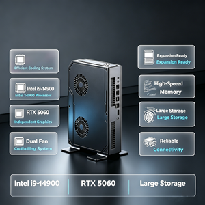 Nouvelle station de travail IA Intel Core i7/i9 14e génération 20 cœurs RTX5090 DDR5-5600 Stockage SSD+HDD Windows 11 Carte graphique personnalisable - Product Image 1
