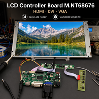 Carte mère PCBA de contrôleur LCD TFT universelle de qualité industrielle LVDS vers USB VGA, modèle ADB 1 oz Copper M.NT68676