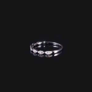 แหวนเพชรโมอิสซาไนต์ทองคำขาว 14K คุณภาพพรีเมียม สำหรับงานที่เป็นทางการ งานหมั้น และงานแต่งงาน จากซัพพลายเออร์อินเดีย - Product Image 1