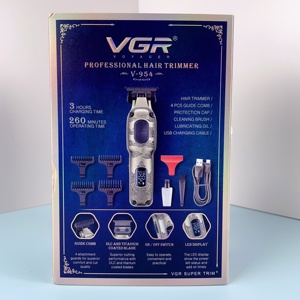 Máquina <span class=keywords><strong>de</strong></span> corte <span class=keywords><strong>de</strong></span> <span class=keywords><strong>pelo</strong></span> recargable con carga Usb <span class=keywords><strong>de</strong></span> Metal Vgr para hombre, cortadora <span class=keywords><strong>de</strong></span> <span class=keywords><strong>pelo</strong></span> <span class=keywords><strong>de</strong></span> salón eléctrica profesional para peluquero - Product Image 2