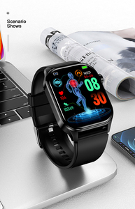 New BT cuộc gọi ECG thông minh đồng hồ 2.04 inch AMOLED Hiển thị huyết áp huyết áp Oxy nhiệt độ cơ thể et580 Smartwatch - Product Image 6