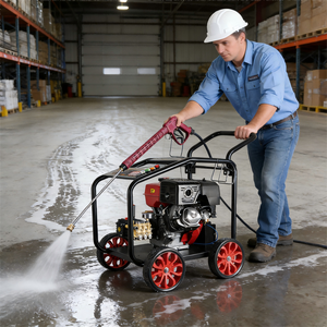 Nettoyeur Haute Pression Électrique Portable à Main, Nouveau Moteur 5 CV, Nettoyage à Eau Froide, Nettoyeur Haute Pression, Roues en Plastique Optiques - Product Image 3