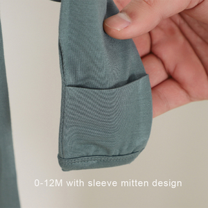 Tutine in morbido bambù per neonati tutine per neonati pigiami in bambù <span class=keywords><strong>vestiti</strong></span> per bambini - Product Image 6