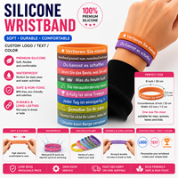 Bracelets en silicone inspirants pour les étudiants, les activités scolaires et les programmes d'encouragement des jeunes