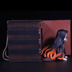 Anime <span class=keywords><strong>Demon</strong></span> <span class=keywords><strong>Slayer</strong></span> Kamado Nezuko Figure Box Kawaii Figurine PVC Statue Modèle Poupée Collection Jouet Cadeau - Product Image 5