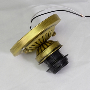 110V Ronde Led Plafondverlichting Lamp Voor Slaapkamer Blauwe Kleine Bladeren Led Prijs Paneel Glas Tiffany Plafondlamp - Product Image 5