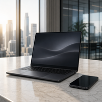 Nouvel ordinateur portable professionnel pour graphistes de 14 pouces, AMD Ryzen 5 5500U, 16 Go de RAM, 512 Go de SSD, Windows 11 Business