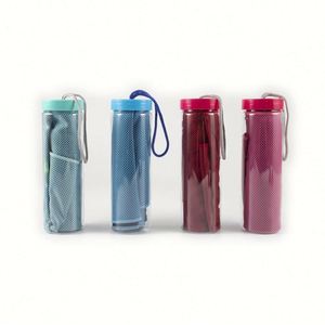 Toalla Deportiva Promocional con Serigrafía, Efecto Frío, Absorbente de Sudor, Sensación de Frescura, para Verano, con Diseño de Botella de Caramelo y Cuerda, para Exteriores - Product Image 2