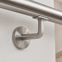Support de main courante en acier inoxydable de luxe Zhuoye pour la conception de rampes d'escalier en verre pour hôtels et villas
