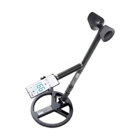 Nouveau détecteur de métaux sans fil Richmoon MD-99, détecteur d'or, indice de protection IP68, bobine de 10 pouces, sensibilité >35 cm, rechargeable par smartphone