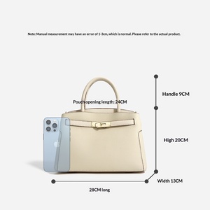Borsa Tote Vintage in Vera Pelle 2026 per Donna, Nuova Collezione per Matrimoni, Chiusura con Coulisse, Grande Capacità, ODM e OEM - Product Image 6