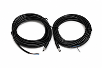 Connecteur femelle droit IP67 M5 à 4 broches, type à souder, montage sur panneau, pour connexion de capteur de proximité