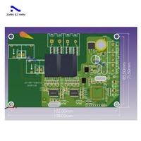 Module de compteur d'énergie bidirectionnel JSY-MK-193 PCBA avec RS485 Modbus-RTU AC, module de compteur de puissance monophasé à deux canaux