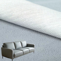 Tissu d'ameublement en similicuir PU texturé mat à bulles, base en tricot de polyester pour canapé et chaise de salle à manger