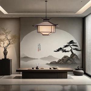Lanterne de salon de thé zen chinoise, lustre LED de style palais, petit salon, restaurant, maison de thé, esthétique rétro de la <span class=keywords><strong>dynastie</strong></span> Song - Product Image 4