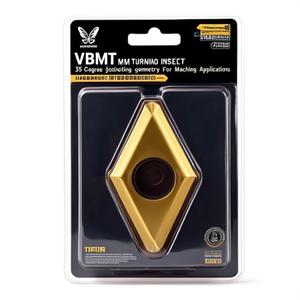 Inserto de torneado VBMT MM con geometría positiva de 35 grados para aplicaciones de mecanizado - Product Image 2