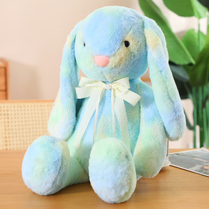 Toptan 42cm çok renkler tavşan gökkuşağı utangaç uzun kulaklar Bunny bebekler dolması hayvan oyuncaklar dolması Bunnies oyuncaklar - Product Image 2