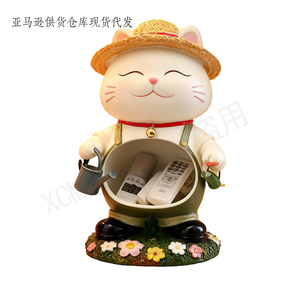 Cuenco de Almacenamiento con Diseño de Gato de la Suerte para Barman - Escultura Personalizada para Entrada y Escritorio, Ideal para Organizar Llaves, Monedas y Objetos Pequeños - Product Image 4
