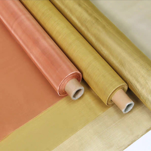 Đồng kim loại vải siêu mịn Faraday lồng EMI EMF RF che chắn dây đồng Màu Đỏ lưới - Product Image 6