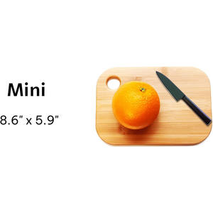 Tabla de Cortar Rectangular Ligera de Bambú Pequeña, Tamaño Personalizable - Product Image 6