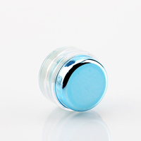 Pots de crème pour les yeux bleus adorables de 5g, 8g, 10g, 15g, 30g, 50g, en gros, pots en acrylique pour colle pailletée, contenants pour poudre à ongles