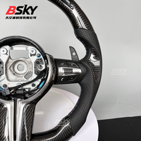 Volant sport en fibre de carbone personnalisé avec LED pour BMW F10 F20 F01 F02 F30 F31 F32 F33 F34 F36 F87 F80 F82 F10 E60 E70 E90
