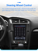 CARUPEZ Radio de Coche Android de 9.7 Pulgadas con GPS para Citroen C4 C4L DS4 2013-2017, Unidad Principal de Navegación Vertical Estilo Tesla de 8 Núcleos 7862S