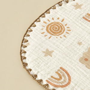 Nouveau-né 10 couches <span class=keywords><strong>oreiller</strong></span> en gaze <span class=keywords><strong>de</strong></span> coton taie d'<span class=keywords><strong>oreiller</strong></span> absorbant la sueur et respirante <span class=keywords><strong>oreiller</strong></span> plat - Product Image 2