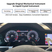 Reproductor de Radio Multimedia con DVD para coche Android para Audi Q7 2006-2015 reproductor DSP Audio Pantalla de 24,6 pulgadas 1920*720 grupo Digital