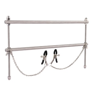 BDSM Sex Toy Nipple <b>Clamps</b> With Metal <b>Clip</b> Stick for Women Breast Stimulator - Product Image 6