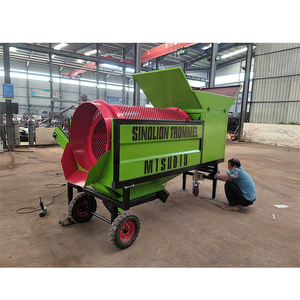Hiệu quả cao di động cát quay trống phân loại sỏi đất gỗ chip sàng lọc Phân bón phân hữu cơ trommel Màn hình máy - Product Image 1