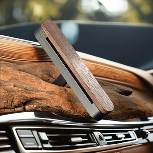 Clip Magnético de Madera y Aleación de Aluminio <span class=keywords><strong>para</strong></span> Rejilla de Ventilación de Coche - Accesorio Decorativo Premium de Madera Maciza con Marco de Aluminio Magnetizado <span class=keywords><strong>para</strong></span> Salida de Aire de Automóvil - Product Image 1