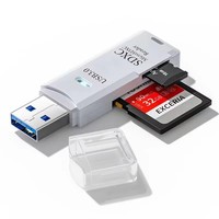 Lector de Tarjetas USB 3.0 Inteligente Multifunción de Alta Velocidad con SD/TF para Mac/PC, Certificado CE/FCC, 1 Año de Garantía
