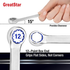 Bộ Cờ Lê Kết Hợp 5 Chiếc Bộ Cờ Lê Thép CR-V Cho Bộ Cờ Lê Gia Dụng - Product Image 4