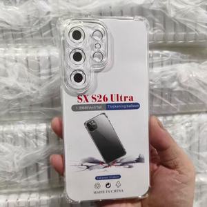 Lujo 1,5mm claro a prueba de golpes transparente TPU <span class=keywords><strong>para</strong></span> <span class=keywords><strong>Samsung</strong></span> <span class=keywords><strong>para</strong></span> Galaxy S26 S25 S24 S23 S22 <span class=keywords><strong>Ultra</strong></span> S21 <span class=keywords><strong>S20</strong></span> funda de silicona <span class=keywords><strong>para</strong></span> teléfono - Product Image 6