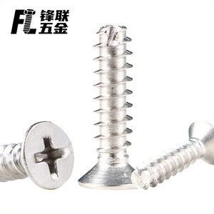 Tornillos Autorroscantes de Cabeza Avellanada Phillips de Acero Inoxidable 304 Fenglian, Grado A2 70, Fabricación Industrial - Product Image 3