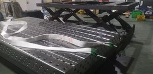 Table de soudage 3D en fonte de précision D16, plateforme modulaire, fixations pour structure en acier, carrosserie automobile, soudage robotisé - Product Image 5