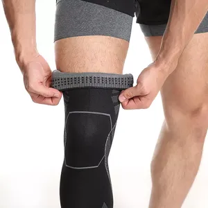 Bán buôn đàn hồi thoáng khí Miếng đệm đầu gối chống va chạm Miếng đệm đầu gối bóng rổ bóng đá thể thao nén bảo vệ bánh xương bánh chè - Product Image 4