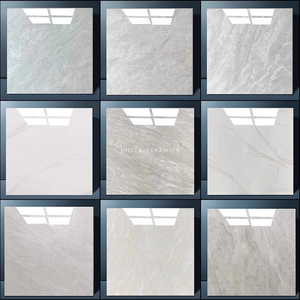 Azulejos de Porcelana <span class=keywords><strong>para</strong></span> <span class=keywords><strong>Paredes</strong></span> y Pisos <span class=keywords><strong>Interiores</strong></span>, Azulejos de Piso de Lujo con Textura de Mármol Blanco Brillante - Product Image 6
