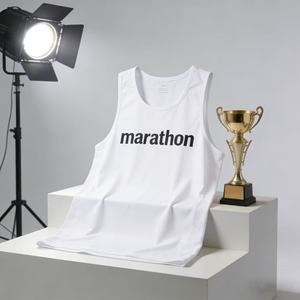 Camiseta Deportiva sin Mangas para Maratón, Sublimada, de Secado Rápido, con Estampado Completo, para Maratón de Colores - Product Image 3