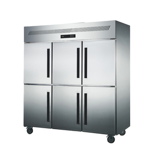 Refrigerador y Congelador Comercial Vertical de Doble Puerta con Iluminación LED y Enfriamiento por Aire para Cocinas de Restaurantes BT-QL-F001 - Product Image 3