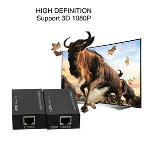 Vision Silver 60m <span class=keywords><strong>HDMI</strong></span> Extender Single Ethernet <span class=keywords><strong>Cat</strong></span> 5E/6 Compatible con 3D 1080P Control IR bidireccional Accesorio de audio y video - Product Image 2