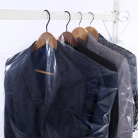 Housses de protection jetables, durables, écologiques, pour vêtements, nettoyage à sec, anti-humidité, sacs anti-poussière avec poche pour logo, pour costumes