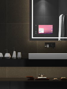 <span class=keywords><strong>Espejo</strong></span> de <span class=keywords><strong>Baño</strong></span> Rectangular Inteligente Moderno MIRROH.AI <span class=keywords><strong>con</strong></span> Iluminación LED, Sistema Operativo Android Integrado, Pantalla Táctil, Bluetooth, WiFi, YouTube - Product Image 3